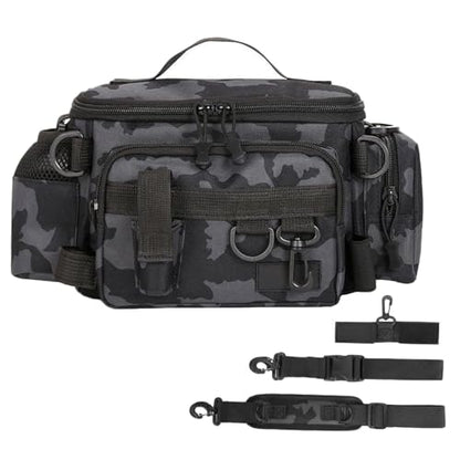 SagaSave Fishing Tackle Storage Bag Multi-Function Portable Lure Utility Binder Accessories Tackle Organizer Soft Gear Box for Saltwater or Freshwater Fishing