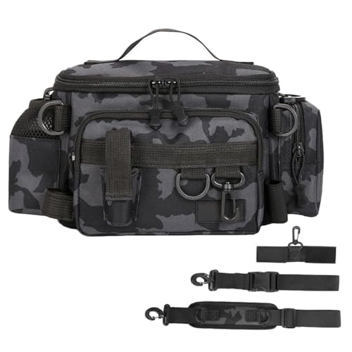SagaSave Fishing Tackle Storage Bag Multi-Function Portable Lure Utility Binder Accessories Tackle Organizer Soft Gear Box for Saltwater or Freshwater Fishing