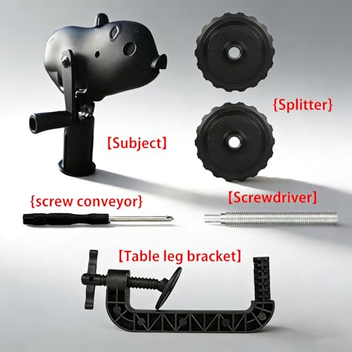 Black Pig-Shaped Fishing Line Winder Spooler, All-in-One Portable Fishing Reel Spooling Station for Spinning, Casting Reels, Clamp-on Rod or Desk Mount, Anti-Twist, Multi-Function, - size: RXQ-XZ