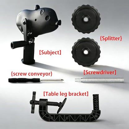 Black Pig-Shaped Fishing Line Winder Spooler, All-in-One Portable Fishing Reel Spooling Station for Spinning, Casting Reels, Clamp-on Rod or Desk Mount, Anti-Twist, Multi-Function, - size: RXQ-XZ