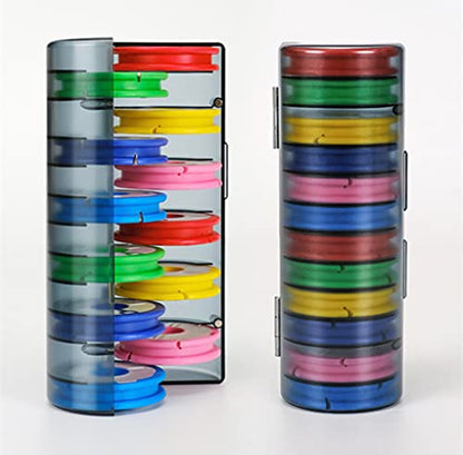 Toasis Fishing Snelled Hook Holders Tenkara Line Keepers Fishing Leader Rig Storage Spools (12 Spools) - size: 12 Spools