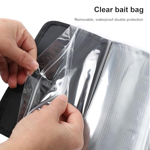 Water Bag Small Fishing Tackle Binder Bag Baits Binder with Clear Lure Storage Baits Storage Case