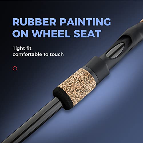 BERRYPRO Salmon & Steelhead Spinning Rod IM8 Carbon Walleye Fishing Rod (8'6''/9'/9'6''/10'/10'6'') - style: 10'6''