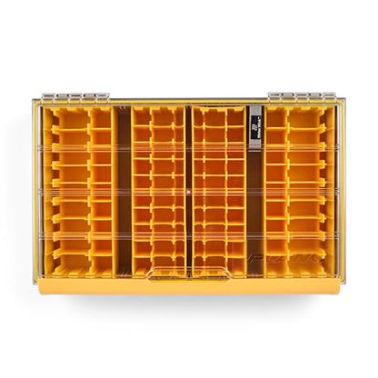 Plano Edge 3700 Lipless Box, Stores 40 Fishing Baits, with Rust-Preventive Rustrictor, Dri-Loc Watertight Seal, WaterWick, Transparent DuraView Lid, Stackable Storage for Crankbaits and More - style: 3700 Lipless