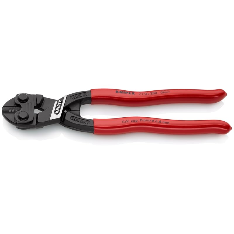 KNIPEX - 71 01 200 Tools - CoBolt Compact Bolt Cutter (7101200), 8-Inch | bike-repair-tools - size: 8-Inch