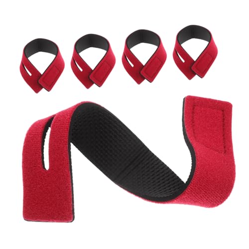5Pcs Fishing Rod Ties Elastic Slip Fishing Rod Straps for Secure Rod Fixing Convenient Sticky System Durable for Outdoor Use Band