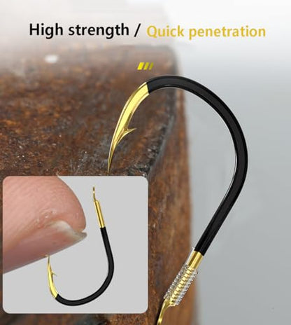 Dyxssm Small Fishing Hooks with Line, Pre Tied Tiny Fishing Hook on Nylon Line (Pack of 20) - size: 12# (2.2lb-4.4lb)