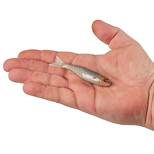 Berkley PowerBait PowerStinger Fishing Soft Bait - color: HD Stealth Minnow, size: 3 1/2"