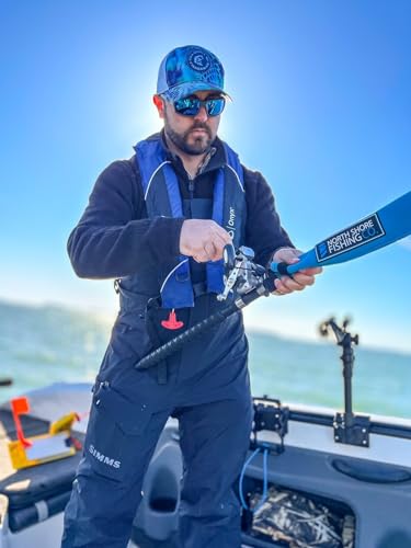 Premium Neoprene Fishing Rod Sleeve – Floating, Puncture Resistant, Labeled Protective Sock for Casting, Spinning, Trolling Fishing Rods - color: Grey, size: 60", style: Spinning