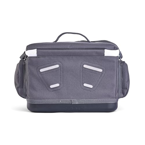 Plano Weekend 3600 Tackle Bag, Cutting-Edge Fishing Tackle Bag, Molded Waterproof Base, Spacious Storage, Die Cut Tool Sleeves, Daisy Chain Attachment Points - color: Slate, style: 3600 Tackle Case