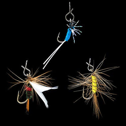 Dr.Fish 50 Pack Fly Fishing Snap 3 Sizes Stainless Steel Quick Change Lure Clip for Fishing Flies, Trout Fishing - size: XL(0.45")-50 Pack