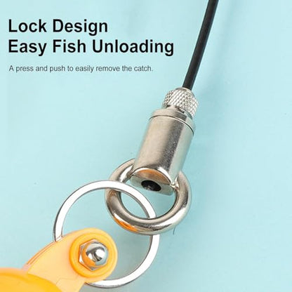 Stringer Fishing Stainless Steel Rust Proof Heavy Duty | Kayak Fishing Wading Stringer for Outdoor Kayak Shore Boat Pier Anglers Fishermen Father - color: 6 meters