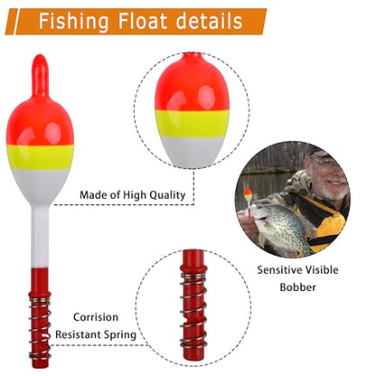 Ice Fishing Rod Lightweight Ice Fishing Gear Portable Spinning Rod 23" Ice Fishing Pole Winter for Trout Walleye Perch Panfish Crappie - style: Ice Fishing Gear