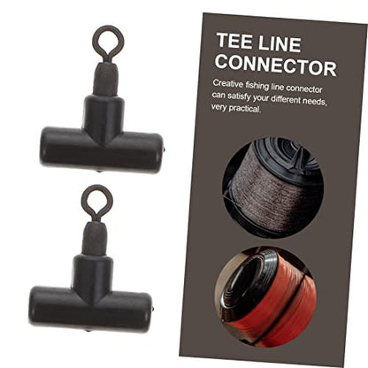 BESPORTBLE 15pcs Outdoor Fishing Rolling Swivels Strong Pulling Tee Fishing Swivel Connector for Line and Tackle