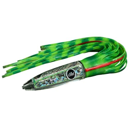 High Speed Wahoo Lures - Wahoo Clippers - color: Green, size: Rigged with Trolling Weight