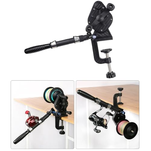 Line Winders Bidirectioanl Winding Spooler Adjustable Stable Spoolers Machine for Rotating Fishing Reel Universals Fishing Line Winders