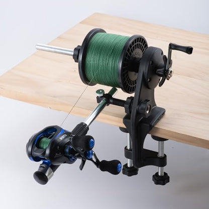Goture Fishing Line Spooler for Fishing Reel, Fits Spools up to 5.9 in Fishing Spooler, Available in Two Lengths Fishing Reel Line Spooler, Adjustable Friction Machine Spooling Station System - color: Fishing Line Spooler