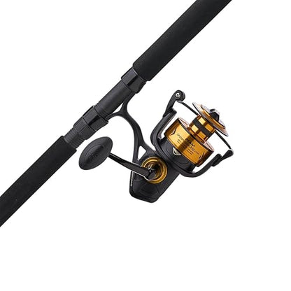 Penn Spinfisher VII Spinning Reel and Fishing Rod Combo - size: 6500 Size Reel - 6'6" - Medium - 1pc, style: Ssvii - New Model