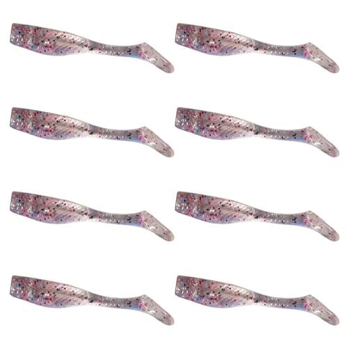 Fishing Lures for Speckled Trout, Redfish, Bass - Louisiana Paddle Tail Swimbaits for Freshwater and Saltwater - color: Shrimp Creole