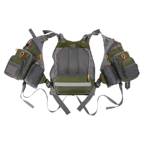 Strap Fishing Vest Adjustable for Men and Women, for Fly Bass Fishing and Outdoor Activities