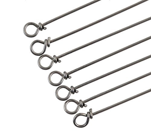 Looped Spinner Shafts - Wires - Stainless Steel - Made in USA - size: .024" 25 Shafts