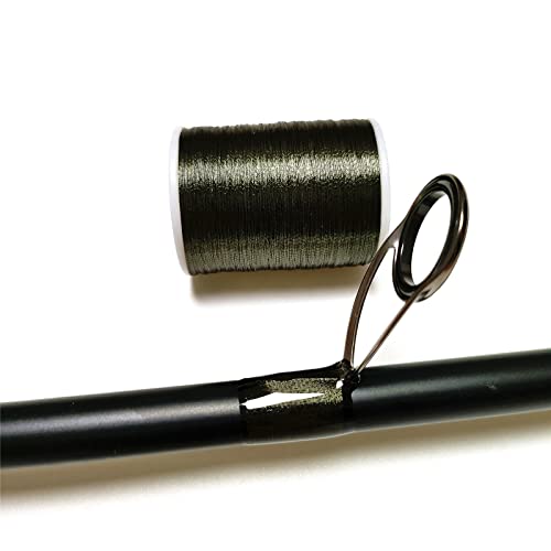 (8pcs*240yd) Kalavarma Rod Wrapping Thread for Fishing Rod Wrapping Thread Rod Building Repair - style: Metallic klm012