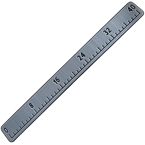 Foam Fish Ruler with Adhesive Backing, EVA Fish Ruler for Boat Accessories Marine Fishing Measuring Tool, Fish Measuring Tape for Kayak, Fishing Boat, Cooler Ruler (40" Fish Ruler) - color: A-Mid Grey