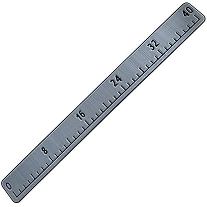 Foam Fish Ruler with Adhesive Backing, EVA Fish Ruler for Boat Accessories Marine Fishing Measuring Tool, Fish Measuring Tape for Kayak, Fishing Boat, Cooler Ruler (40" Fish Ruler) - color: A-Mid Grey
