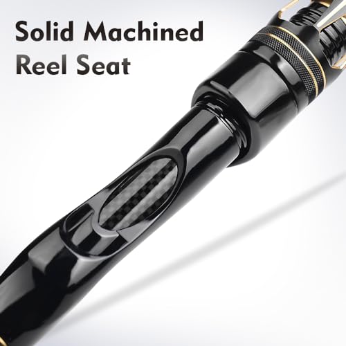 Fishing Rod and Reel Combo - Carbon Fiber Telescopic Fishing Pole with 2000 Spinning Reel Combos - Sea Saltwater Freshwater Ice Bass Fishing Tackle Set Fishing Rods Kit Fishing Poles and Reels Combo - color: Single Fishing Rod, size: 5.9 ft