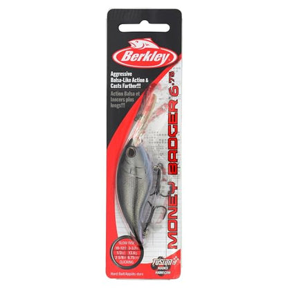 Berkley Money Badger Fishing Hard Bait - color: Black Silver, size: 2 5/8in - 6.75 (1/2 oz)