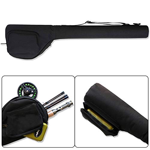 Fly Fishing Rod and Reel Combo, Lightweight Portable 4-Piece Fly Fishing Rod, 5wt Aluminum Fly Reel with Pre-Loaded Lines 28pcs Flies with a Waterproof Fly Box Complete Starter Kit