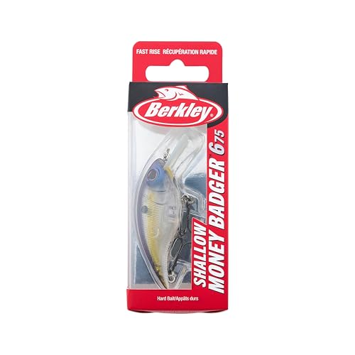 Berkley Shallow Money Badger Fishing Hard Bait - color: Crystal Shad, size: 2.6 in - 1/2 oz