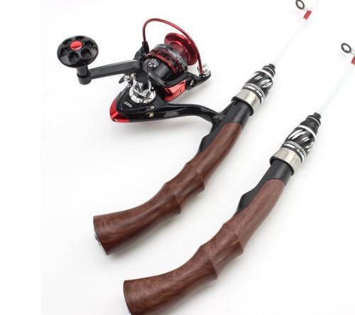 62cm Ice Fishing Rod Lightweight Travel Fishing Rod Practical Fishing Gear Fishing - size: 62cm Rod