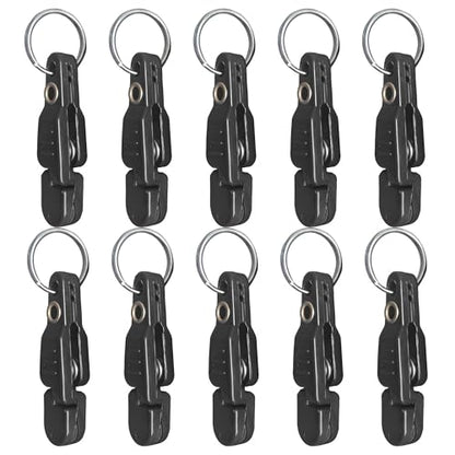 Heavy Tension Snap Release Clips for Weight Planer Board Kites Downrigger Trolling Fishing - color: black 10pcs