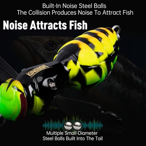 Kingdom Wasp Crawl Bait Insect Bionic Floating Fishing Lures Swimbaits Hard Artificial Baits Lure Freshwater and Saltwater Bass Carp Pike Walleye Fishing ABS Material Carbon Steel Three Book Hook - color: 01, size: 4.2g