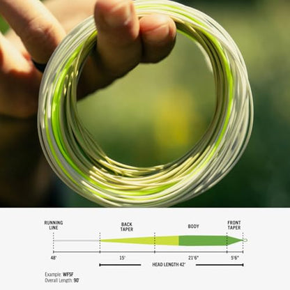 RIO PRODUCTS Elite Fly Line, Easy to Cast Flies from Size 2 to 22, Ultimate All-Around Fly Line with Ultra-Slick Performance - size: WF4F