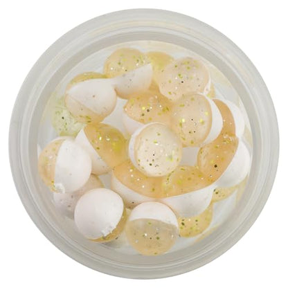 Power Clear Eggs Floating, Clear Green Purple-Pink/Garlic, 5 oz Small Jar- 1 - color: Clear Silver Chartreuse-Fl. White/Garlic