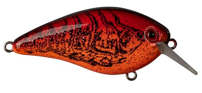 Strike King KVD 1.5 Hard Knock Fishing Lure, 3/8 oz, 3D Lifelike Eyes - color: Chili Craw, size: 3/8oz