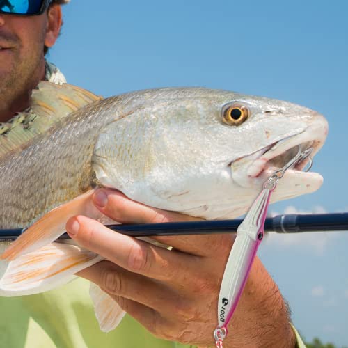 Fishing Jigs Vertical Saltwater Jigs Vertical Jigging Spoon Fishing Tuna Lures Boat Fishing Artificial Lures for Tuna, Grouper, Dogtooth, Snapper, Bass, Salmon/60g, 80g,120g - color: 3pcs-white