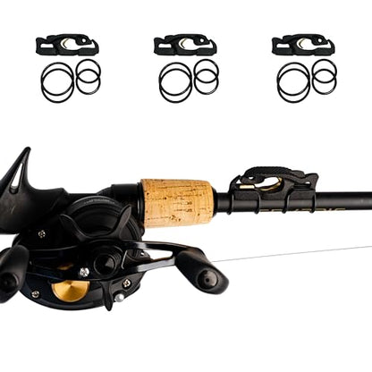 FinMan Multitool & Stow | Rod Mounted Line Cutter & Hook Keeper for Tackle Changes | Prevent Tangles, Keep Hooks Safe and Sharp, and Secure Weights | Easy to Install & Made in The USA - color: MultiTool - Freshwater