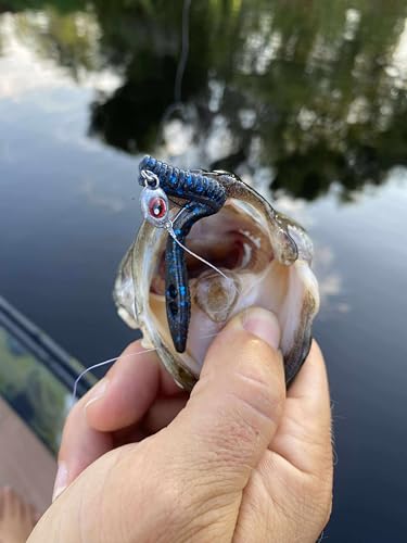 Weedless Jig Head, Swimbait Jig Heads, Texas Rig Compatible | For Bass, Walleye, 10 and 30 Pieces, Assorted Weights (BFS and Heavier Weights), Tackle Gift - style: Bfs Assorted 30 Pack (1/16oz, 3/32oz, 1/8oz)