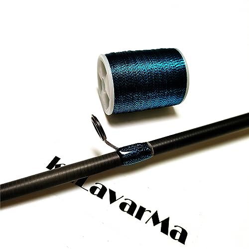 (8pcs*240yd) Kalavarma Rod Wrapping Thread for Fishing Rod Wrapping Thread Rod Building Repair - style: Metallic klm044