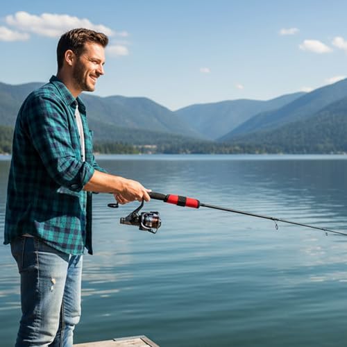 8 Pcs Lure Wrap, 5.9 Inch Fishing Hook Covers Fishing Hook Cover Protector Guard to Keep Fishermen Safe for Rod - color: Red