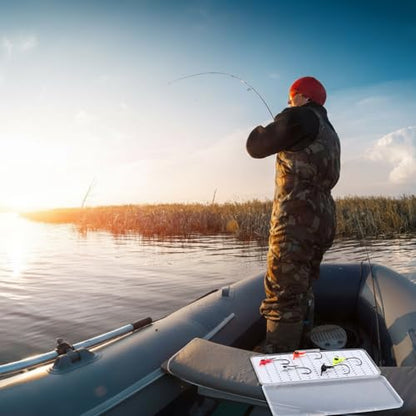 3 Pcs Fly Clear Boxes for Fly Fishing Jig Boxes 3 Sizes Thin PP Tackle Storage Case with High-density Foam Transparent Lid Waterproof Jig Lures Box Large Capacity