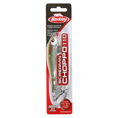 Berkley Screamin' Choppo - color: Stealth Shad, size: 4.3 in - 1 oz