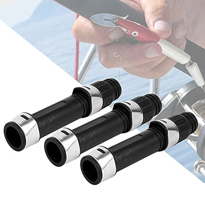 plplaaoo 3pcs Reel Seat, Fishing Reel Seat,Spinning Fishing Rod Reel Seat,Black ACS Corrosion Resistant Fishing Rod Reel Seat for Seawater and Freshwater,Fishing Tackle Accessory, Fishing Rod Reel - size: 20#