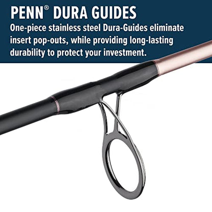 Penn Passion II Spinning Reel and Fishing Rod Combo - size: 2500 Size Reel - 7' - Medium Light - 1pc
