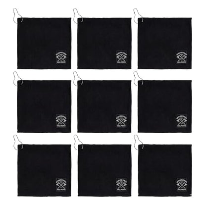 Living Grace Microfiber Towel Set - 12" Square Towels for Fishing Gym Golf Football, 6-Count, No Weapon Formed - color: No Weapon Formed