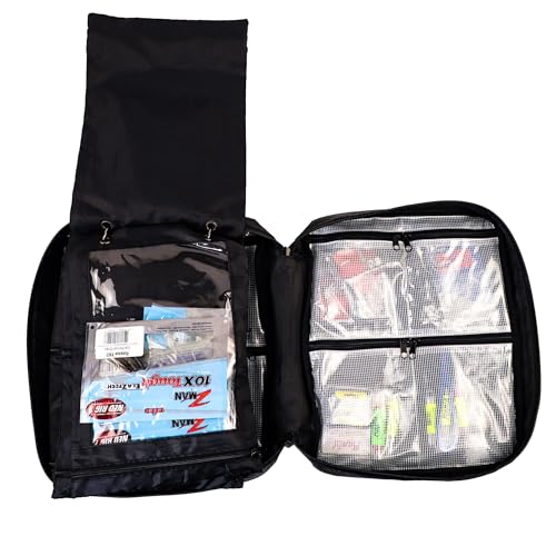YakAttack 14” x 12” HD Bait Binder | Large Soft Bait Organizer & Fishing Lure Storage Case | Heavy-Duty Imported Tackle Bag for Plastics, Tools & Gear | Ideal for Kayak & Boat Anglers | Fishing Wallet