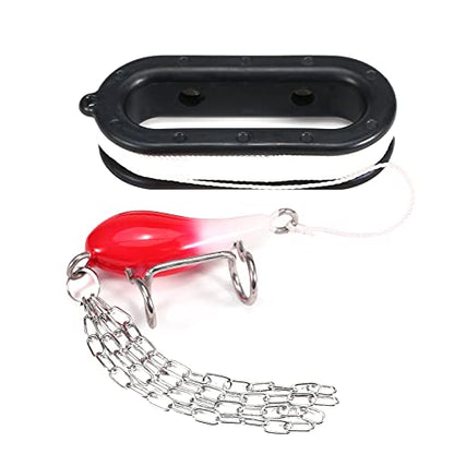 Lure Retriever, Fishing Lure Retriever Bait Saver Retriever Kit Fishing Tackle for Crankbait Spinner Spoon Lures, Red